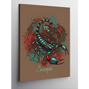 Kanvas Tablo Akrep Burcu Tasarımı 70x100 cm