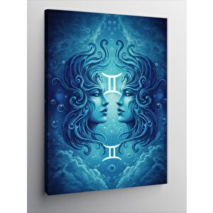 Kanvas Tablo İkizler Burcu Tasarımı 50x70 cm