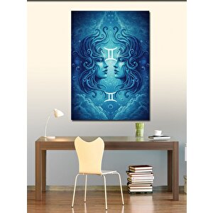 Kanvas Tablo İkizler Burcu Tasarımı 50x70 cm