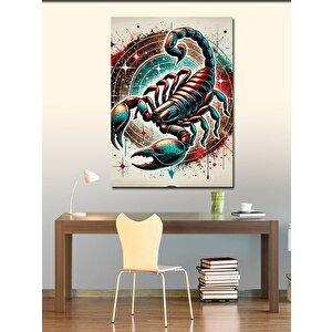 Kanvas Tablo Akrep Burcu Çizimi 70x100 cm