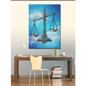 Kanvas Tablo Terazi Burcu 100x140 cm