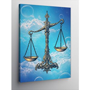 Kanvas Tablo Terazi Burcu 50x70 cm