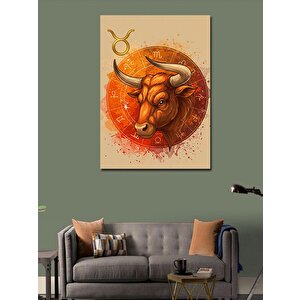 Kanvas Tablo Boğa Burcu Posteri 100x140 cm
