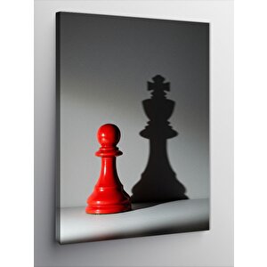 Kanvas Tablo Şah Ve Piyon 100x140 cm