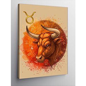 Kanvas Tablo Boğa Burcu Posteri 50x70 cm