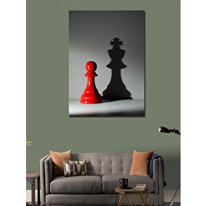 Kanvas Tablo Şah Ve Piyon 70x100 cm