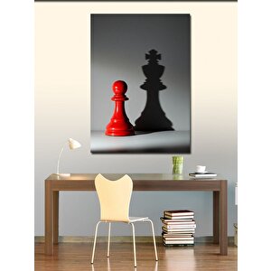 Kanvas Tablo Şah Ve Piyon 50x70 cm