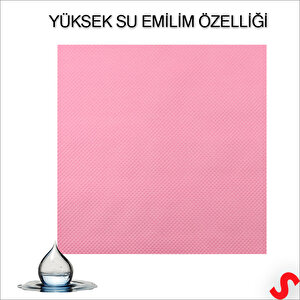 Pembe Peçete - 33cm X 33cm - 20 Adet