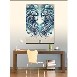 Kanvas Tablo İkizler Burcu Figürü 50x70 cm