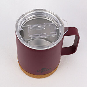 Igloo Cork Mug 350ml-Bordo