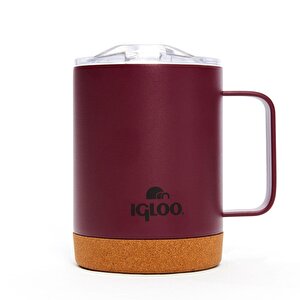 Igloo Cork Mug 350ml-Bordo