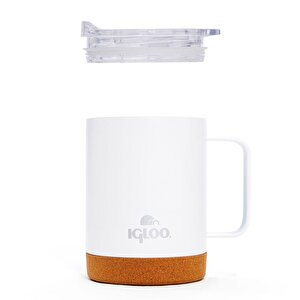 Igloo Cork Mug 350ml-Beyaz