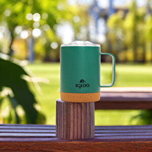 Igloo Cork Mug 350ml-Beyaz