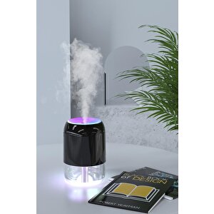 Torima H6 Siyah 200ml Ultrasonik Renkli Hava Nemlendirici Buhar Makinesi Ve Aroma Difüzörü