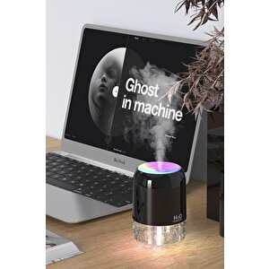 Torima H6 Siyah 200ml Ultrasonik Renkli Hava Nemlendirici Buhar Makinesi Ve Aroma Difüzörü
