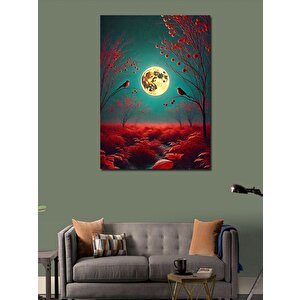 Kanvas Tablo Ay Işığında Orman 100x140 cm