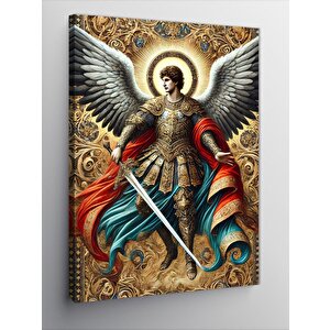 Kanvas Tablo Melek Savaşçı Ve Kılıç Gücü 50x70 cm