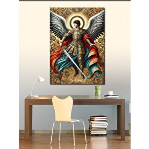 Kanvas Tablo Melek Savaşçı Ve Kılıç Gücü 100x140 cm