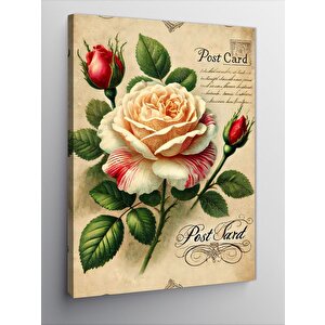 Kanvas Tablo Pastoral Gül Posteri 100x140 cm