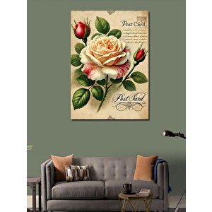 Kanvas Tablo Pastoral Gül Posteri 100x140 cm