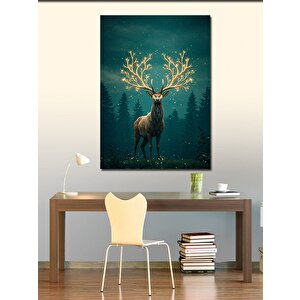 Kanvas Tablo Ayışığında Geyik 50x70 cm