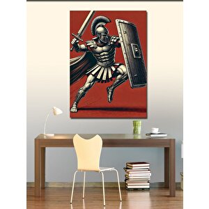 Kanvas Tablo Roma Savaşçısı Figürü 100x140 cm