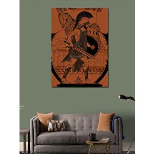 Kanvas Tablo Antik Yunan Askeri 70x100 cm