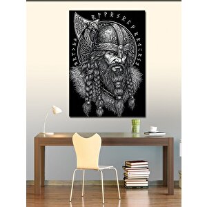 Kanvas Tablo Viking Savaşçısı Portresi 50x70 cm