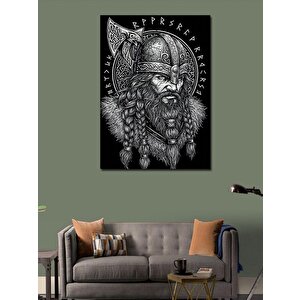 Kanvas Tablo Viking Savaşçısı Portresi 50x70 cm