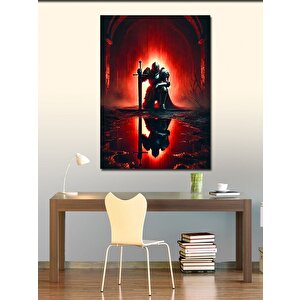 Kanvas Tablo Kılıç Tutan Şövalye 70x100 cm