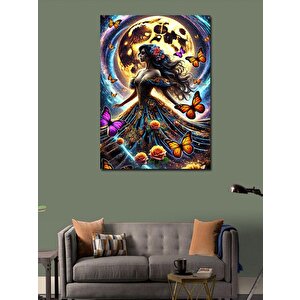 Kanvas Tablo Ayışığında Dans Eden Kadın 100x140 cm