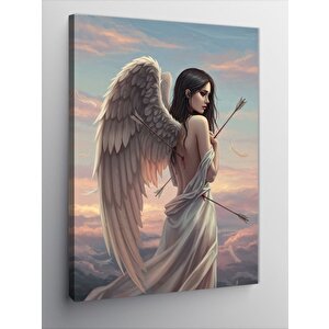 Kanvas Tablo Melek Ve Umut Veren Kanatlar 100x140 cm