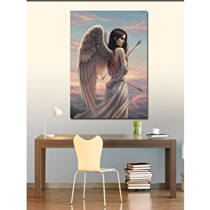 Kanvas Tablo Melek Ve Umut Veren Kanatlar 100x140 cm