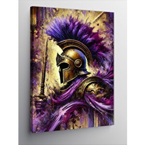 Kanvas Tablo Spartalı Savaşçı Portresi 50x70 cm