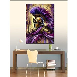 Kanvas Tablo Spartalı Savaşçı Portresi 50x70 cm