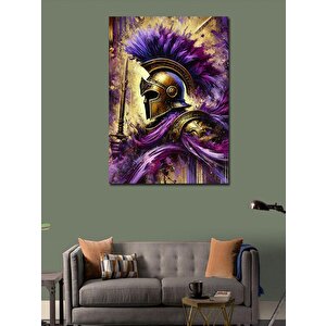 Kanvas Tablo Spartalı Savaşçı Portresi 50x70 cm