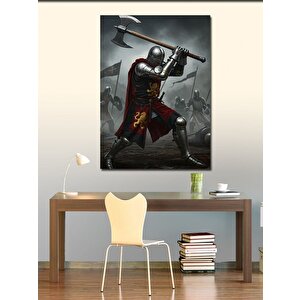 Kanvas Tablo Baltalı Şövalye 50x70 cm