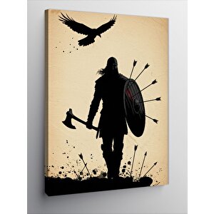 Kanvas Tablo Savaşçı Viking 50x70 cm