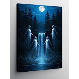 Kanvas Tablo Ayışığında Hayalet Kadınlar 50x70 cm