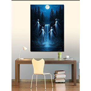 Kanvas Tablo Ayışığında Hayalet Kadınlar 50x70 cm