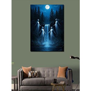 Kanvas Tablo Ayışığında Hayalet Kadınlar 50x70 cm