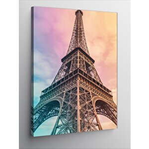 Kanvas Tablo Eiffel Kulesi Gün Batımı 70x100 cm