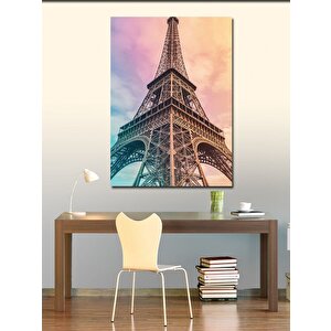 Kanvas Tablo Eiffel Kulesi Gün Batımı 70x100 cm