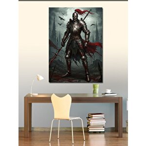 Kanvas Tablo Kılıçlı Karanlık Savaşçı 50x70 cm