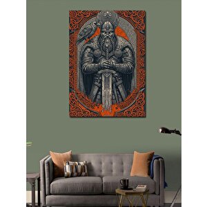 Kanvas Tablo Zırhlı Şövalye Portresi 70x100 cm