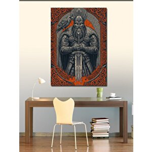 Kanvas Tablo Zırhlı Şövalye Portresi 50x70 cm