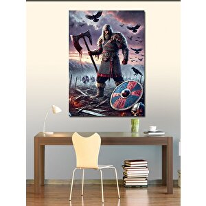Kanvas Tablo Viking Savaşçısı 100x140 cm