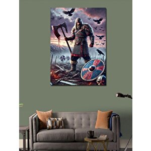 Kanvas Tablo Viking Savaşçısı 100x140 cm