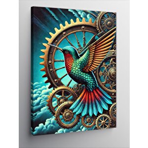 Kanvas Tablo Dişli Kolibri Kuşu 70x100 cm