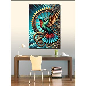 Kanvas Tablo Dişli Kolibri Kuşu 70x100 cm